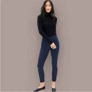Everlane The Bi-Stretch Work Pant in Navy, Size 12